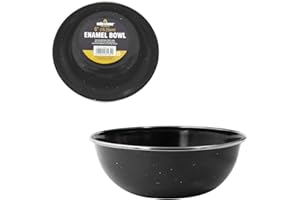 MILESTONE CAMPING Bol émaillé Noir Milestone - Noir, 170 g