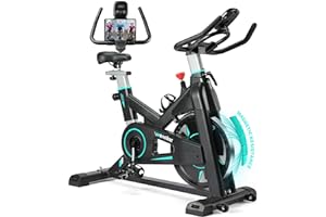 ‎WENOKER [2025 Aktualisierte]WENOKER Heimtrainer Fahrrad mit App,Magnetwiderstand Stationäres Fahrrad für Zuhause,Indoor Bike mit Flüsterleise,Schweres Schwungrad und Verbesserter LCD-Monitor Bis 160KG