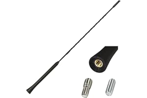 tomzz Audio 1200-014 Barre de remplacement voiture Barre courte toit barre d'antenne 41cm M5/6 compatible avec VW Golf 4 5 6 7 Polo Passat UP Opel Astra Corsa Audi Dacia Hyundai Toyota Yaris Renaul...