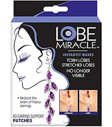 Accessoire Confort Piercing 300 Autocollants Support Boucles D'Oreilles - Transparents Pour Oreilles Tombantes - Protection Lobes Patchs Lobes Transparents