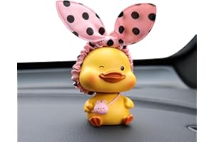 Fukamou DuckCar & Dashboard Ornaments | Car Dashboard Nodding Duck Decor