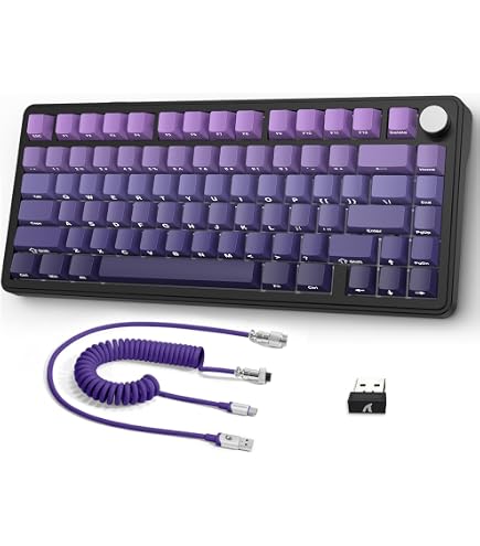 値下げ!ATTACK SHARK x AJAZZ X85 Ajaz x Attack Shark X85 Mechanical Keyboard, 75% Wireless Gaming
