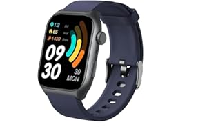 DEEDLITE ionoswatch montre connectée avec GPS - Autonomie Jusqu'à 10 Jours - Écran AMOLED - Étanche IP68 (Natation) - Montre Intelligente Homme Femme - Suivi Santé & Notifications,Compatible Android/iOS (Bleu)