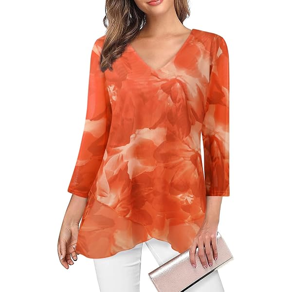 Maglietta Da Donna Con Scollo A V, A Maniche Corte, Estiva