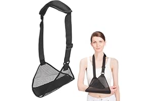 TENGEE Temblak na ramię, Temblak na lewe ramię, Oddychający Regulowany Medyczny Temblak, Temblak na prawe ramię, Z oddychającym materiałem, na złamane nadgarstki, łokcie, ramiona, zwichnięte ramię