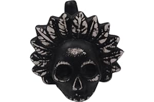 Mayting Aztec Death Whistle, 126 dB+ Human Screaming Sounds, Halloween & Themed Events, Black and White Ceramic Whistle