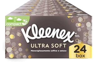 Scottex Ultra Soft Box Taschentücher, 24 Boxen mit 80 Taschentüchern