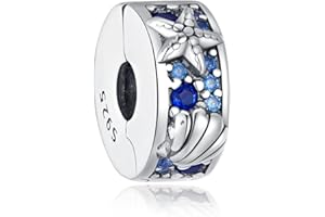 Alstiva Tiere Hase Vierblättriges Kleeblatt 925 Sterling Silber 5A Zirkonia Charm Anhänger für Armband Charm Bead Pendant für Europäische Armbänder Halsketten Schmuck Geschenk für Damen