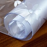 Rectangular PVC Tablecloth, Matte Waterproof Table Cover Protector, Anti-Stain and Easy to Clean, for Kitchen Tables, Coffee