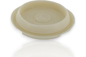 DL-pro Tapa de 66 mm apta para Bauknecht Whirlpool Ignis Ikea Beko como 481246278998 Tapa de cierre para lavavajillas