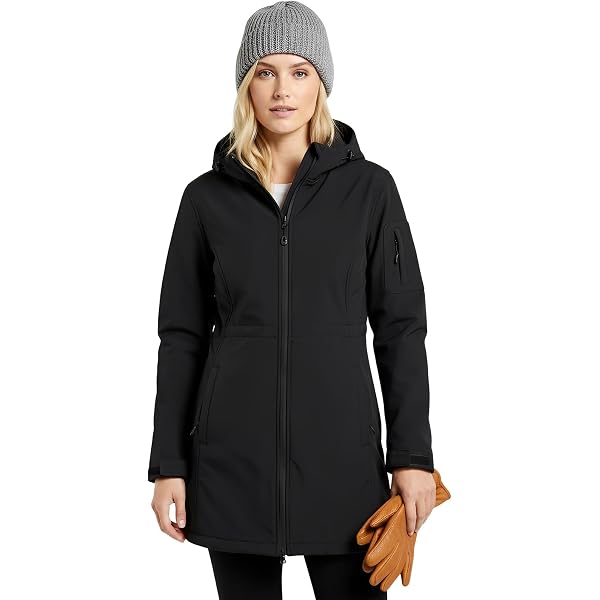 Veste Softshell Femme 33000ft - Imperméable Coupe-Vent Respirante Avec Capuche
