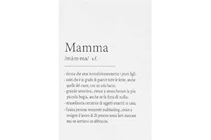 FJLLRVEN Regalo Mamma Compleanno Festa della Mamma Natale Originale Regalo per la Mamma dalla Figlia o dal Figlio Poster d'arte minimalista,decorazione per soggiorno,camera da letto Regali per la mamma Natale