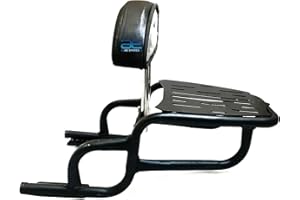 AEspares Top Rack & Piastra + Schienale per Royal Enfield Interceptor Continental GT 650