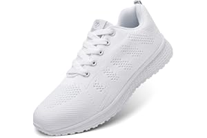 ANBIWANGLUO Womens Trainers Athletic Running Shoes Breathable Air Cushion Sneakers Fashion Sport Gym Trainers