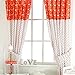 Red Kite Cotton Tail And Friends And Friends Tab Top Curtains