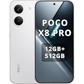 XIAOMI Poco X8 Pro Smartphone 12GB+512GB, Dimensity 8500-Ultra Processor, 6500mAh Battery, Super Bright AMOLED Display, Sony