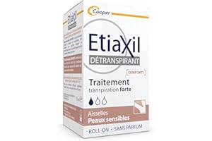 ETIAXIL - Détranspirant - Traitement Transpiration Excessive - Aisselles - Confort+ - 15 ml