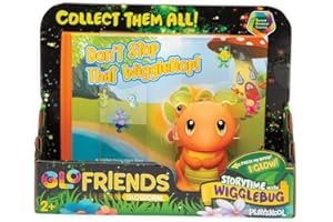 Playskool Glo Friends — Book with Glowing Social Emotional Learning Toy — Storytime with Wigglebug — for Ages 2+