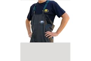 Lineaeffe Scaphandre PVC Chest Black Taille 40 Waders de Pêche Respirant Néoprène Tour de Poitrine Pantalon Cuissardes