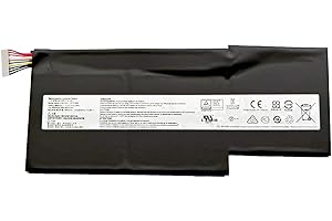 ASKC BTY-M6K Laptop Battery Compatible with MSI Stealth Pro GS63VR 7RG 7RG-005 GF63 8RD 8RD-031TH 8RC 8RC-034CZ GF75 Thin 3RD 8RC 9SC 9SC-088CN MS-17B4 MS-16K3 52.4Wh 3-Cell