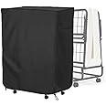 Rollaway Bed Storage Cover, Falezern 33 in Folding Bed Cover, with Metal Zipper and Adjustable Drawstring, Dustproof and Waterproof, Thickened Storage Cover for Fold Up Bed, Folding Cot Bed.