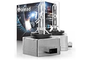 AOLEAD D1S HID Lampadina, Auto Lampada di Ricambio 12V 35W 6000K, 2 Lampadina