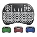 Produktbild MonoTele Mini Drahtlose Tastatur mit Touchpad Maus, 2,4Ghz Mini Wireless Keyboard Geeignet für Smart TV, Raspberry Pi 3, PC Fernbedienung and Alle Gerät was mit USB Port (Colorful)