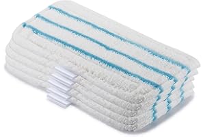 Supremery 5x Almohadilla de microfibra lavable compatible con Black & Decker Steam Cleaner Steam Mop Reemplazo Cubierta FSMH1321JMD, FSM1605, FSMH13151SM, FSM1616, FSM1630, FSMP20