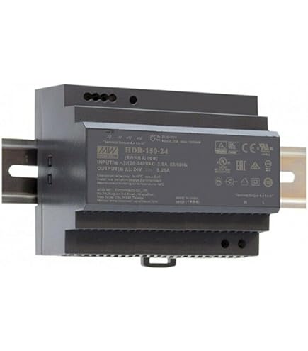 EDR-120-24 MEANWELL 120W 24VDC 5A 115/230VAC Alimentatore Su Guida DIN - EDR -120-24|STEPPERONLINE - Foto 8