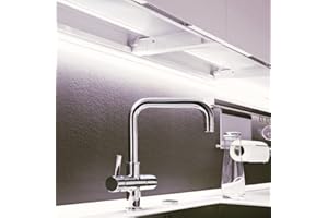 TECNO&LED TECNO &LED®- BARRA LED SOTTOPENSILE DIMMERABILE SU MISURA CON CHIP LED BIANCO (3000K CALDA, 150 CM)