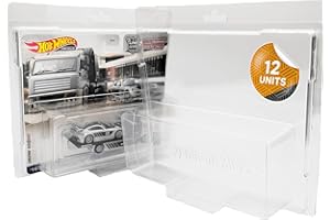 Friki Monkey Hot Wheels Protector Pack para Coches en Miniatura Hot Wheels Team Transport. Blister Transparente para Modelos Team Transport Escala 1:64. (12 Unidades) (Team Transport)