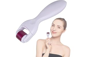 ‎BOWKA BOWKA Derma Roller 600 Nadeln, Microneedling Roller der Klassiker Nadeln aus Edelstahl(0,25mm)