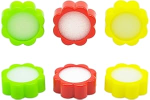 MABAHON 6pcs Finger Sponge Moisteners Device Finger Protection, Office Supply Round Fingertip Water Moisteners for Cashier Counting Cash Money