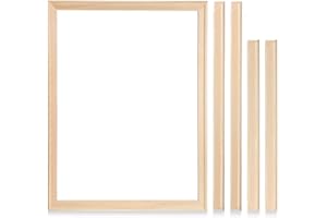 ANEWSERA Wooden Frame Canvas Stretcher Bars 30x40 cm/12x16 inch, DIY Frames for Paint by Numbers Canvas Paintings, Easy to Assemble DIY Frame Kit for Diamond Painting Cross Stitch Kits