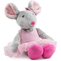 Peluche Schaffer Souris Ballerine - Doudou Tout Doux Pour Enfants - Fabriqué En Allemagne