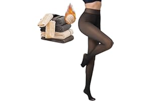 Puimentiua Collant Polaire Femme,éLasticité Legging Collant,Collant Grande Taille,Collant Polaire Femme Effet Transparent Grande Taille S-M,L-XL,XXL Taille Leggings Femme Chaleureux