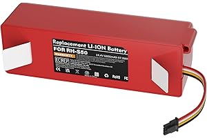 GGIKING 14.4V 6800mAh Akku für Xiaomi S5 S50 S5 Max S6 S7 S6 Max Li-Ion Ersatzakku für Xiaomi Mijia Mijia 1.und 2.Generation Roboter Staubsauger Akku