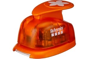 Artemio VIHCP246 Perforatrice à Levier Moyenne Fleur Plastique Multicolore 8,5 x 5 x 12 cm