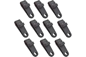 Fezf 10 PCS Ganci per Tende da Sole Esterno Clip per Telo ombreggiante Campeggio Accessori utili Clip per Tende Clips per Rete ombreggiante Clip per Tenda da Sole Antivento
