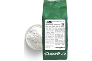 Saporepuro CMC 1 kg - idealisk för glass, geler, dekorationer och pastor - Utmärkt gelnings- och stabiliseringsmedel