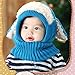 Feng Winter Baby Kids Girls Boys Warm Woolen Coif Hood Scarf Caps Hats