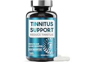 CHINOXIA Tinnitus Relief for Ringing Ears, 120 Capsules Tinnitus Relief Supplement, Relieve Ear Ringing & Ear Noise, Tinnitus Treatment Supplement Supports Reduce Ear Discomfort, Gentle & Safe