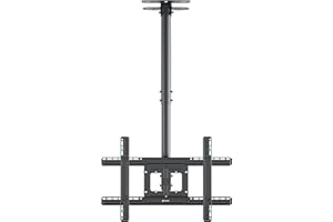 ‎ONKRON ONKRON N2L BLK Uchwyt sufitowy do telewizora od 32 do 80 cali, czarny