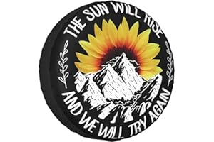 My Moreyea - Copriruota di scorta, a prova di polvere, universale, adatto per rimorchi, camper, SUV, camion, camper, accessori da viaggio, 14", 15", 40,6 cm, 17" pollici