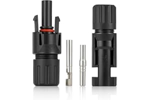 CLANDRAS MC4 Stecker Set 2 Paar (m/w) – kompatibel mit Solarkabel 4mm² 6mm² – Solarstecker für Photovoltaik, Balkonkraftwerk, PV Anlage – wasserdicht IP67, UV-beständig, TÜV-zertifiziert (2)