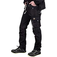 NEO TOOLS Werkbroek voor heren, denim of set, lang, 8 zakken, maat XS
