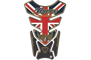 Paraserbatoio.it 3D effect adhesive resin tank protector for motorcycle compatible with TRIUMPH Speed Street Triple Daytona v1