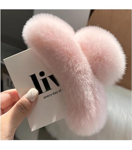 30 Anelli Per Capelli In Pelliccia Di Coniglio Per Elastici Per Capelli - Foto 12