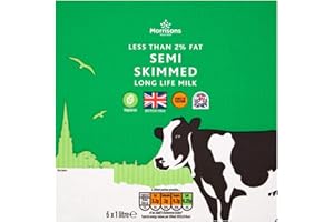 Morrisons Semi Skimmed Milk, 6 Liters, Packaging May Vary