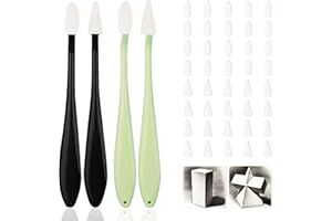 LBJFYHJN Set di 4 penne da cancellare con 40 testine di ricambio in spugna, accessori per disegnare, ideali per studenti d'arte, pittori e appassionati di disegno